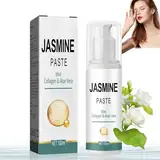 Miioto Jasmin Salbe Augen, Augencreme Gegen Falten und Augenringe, Aktiv-Jasminsalbe Augenringe, Lässt Falten und Augenringe Verschwinden,100ml (A, B)