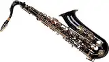 Karl Glaser Tenor Saxophon, schwarz/gold, mit Koffer