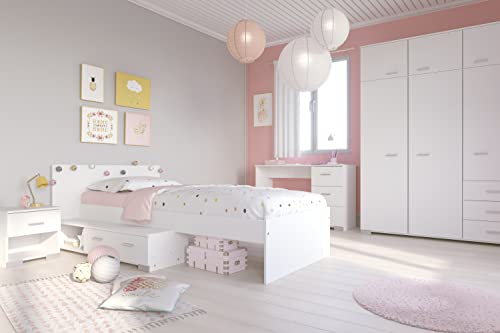 Parisot Kinderzimmer Set 4tlg Galaxy 152" Weiß