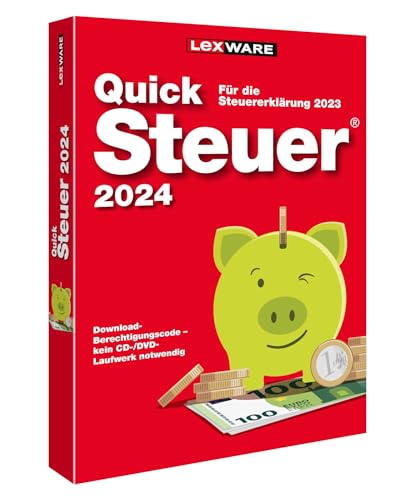 QuickSteuer 2024 (für Steuerjahr 2023) | Minibox | Private und gewerbliche Steuererklärung