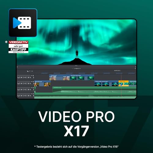 MAGIX Video Pro X17: Umfassende Videobearbeitung I Videobearbeitungsprogramm I Videoschnittprogramm I Windows 10 / 11 I 1 PC Download-Lizenz für 2 Geräte