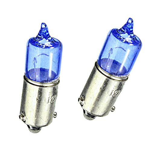 2x Super Weiß H6W 12V BAX9s Original Jurmann Trade Xenon Look 6000K Halogen Ersatz PKW Lampe