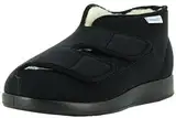 VAROMED Genua Winter Gesundheitsschuhe Damen & Herren Schwarz I Gr. 39 I Warm gefütterte orthopädische Schuhe für geschwollene Füße I Wechselfußbett I Made in Germany