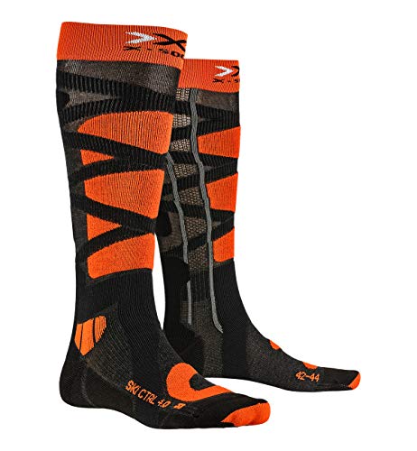 X-Socks X-Bionic X-Bionic Unisex Ski Control 4.0 Socken, Anthracite Melange/X-Orange, 42/44 X-Bionic X-Bionic Unisex Ski Control 4.0 Socken, Anthracite Melange/X-Orange, 42/44