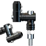 Fravsiu Adapter für Motorradspiegel, verstellbarer Adapter für Motorrad-Rückspiegel, Teile für Motorsport, Zubehör für Camping, Radfahren, Fitness, Outdoor, für Männer und Frauen