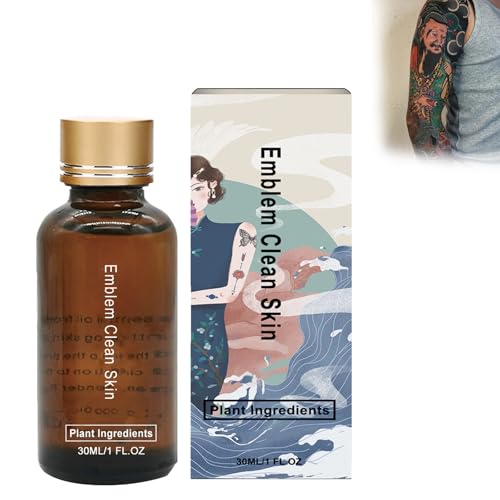 Dark Spot 2PC Tattoo Entferner Creme,Tätowierungs Reinigungslösung,Tätowierungen Verblassende Creme,Tattoo-Entfernung Removal Cream,Sicheres Und Schnelles Hautpflegeprodukt Zum Verblassen Von Tätowi