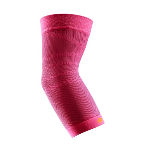 BAUERFEIND Ellenbogen Sleeve „Sports Compression Elbow Support“, 1 Unisex Ellenbogenbandage mit Kompression, Für Basketball, Leichtathletik und bei Ball- und Schlagsportarten, Rechts & Links tragbar