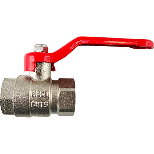Kugelhähne 2-teilig, mit vollem Durchgang, kurze Bauform, bis 50 bar Hahn Ventil für Wasser Mineralöle, Druckluft, Vakuum (Standard: G 1/4")