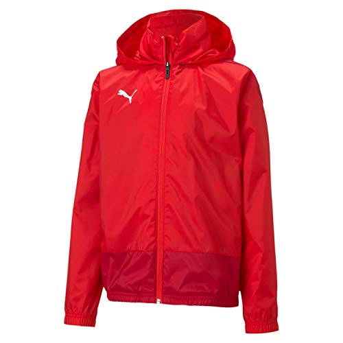 PUMA Jungen Regenjacke, Puma Red-Chili Pepper, 164