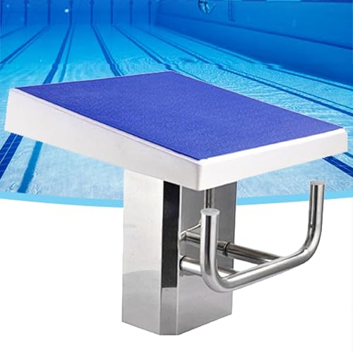 JXYQZD Sprungplattform Schwimmbecken, rutschfeste Sprungplattform für Schwimmbäder mit Basis Aus Edelstahl 304 für Wettkämpfe
