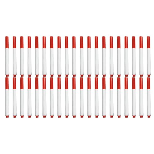 Montesy 40 x Tafelmarker, radierbar, bunt, Marker für Schule, Büro, Tafel, Kreidetafel, Schreiben, Zeichnen