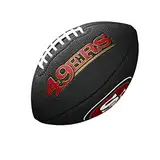 Wilson Unisex-Youth MINI NFL TEAM SOFT TOUCH FB BL SF American Football, BLACK,