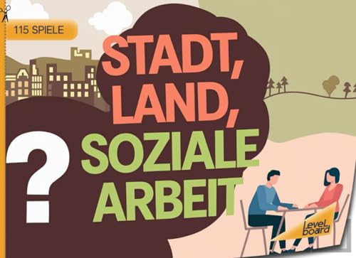 Stadt, Land, Soziale Arbeit - 115 Spiele: Stadt, Land, Fluss Soziale Arbeit - Spielblock für Sozialarbeiter | Geschenkidee Sozialpädagogen - Quiz Spiel Studium Sozialarbeit