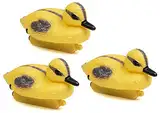 mgc24® Entenküken Paula - 3er Set - Gartendeko Tierfigur