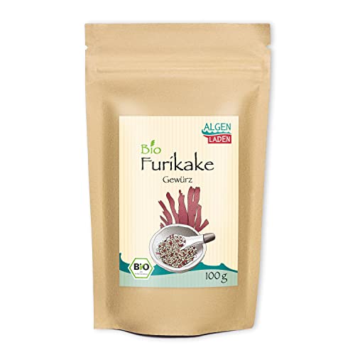 ALGENLADEN BIO Furikake - 100g | japanische Gewürzmischung | mit schwarzem und weißem Sesam