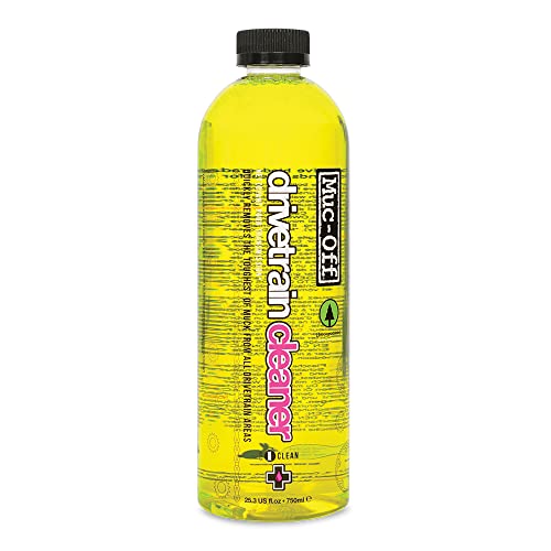 Muc Off Bio Drivetrain Cleaner Antriebsreiniger Fahrradreiniger 750 ml - Hochwirksamer Biologisch Abbaubarer Kettenreiniger Fahrrad/Bike Cleaner Kettenreiniger Spray - Geeignet Für Alle Fahrradtypen