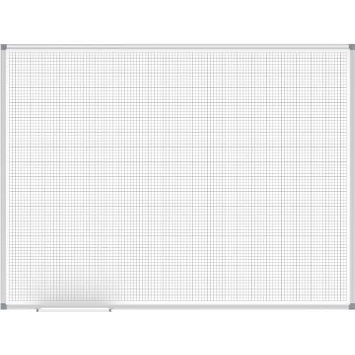 MAUL Whiteboard MAULstandard 90x120 cm mit Rasterdruck 1x1 cm, Top Qualität