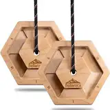 Bellaroca | Hangboard Klettern, Fingerboard aus Holz Indoors und Outdoors, Kletterboard um den Klettergriff zu Stärken