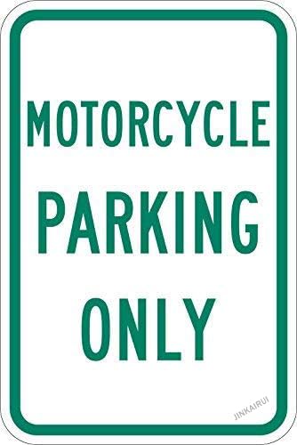Neue Warntafel, Wanddekoration, Warnung: Nur für Motorradparker, Metallblechschilder, Hofschild, Büroschild, Sicherheitsschild für den Innen- und Außenbereich, 5,5 x 8