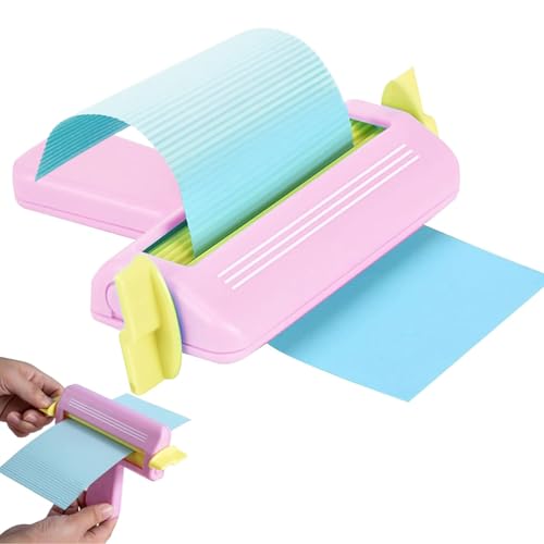YushengTai Papier Crimper, Papier Quilling Werkzeug, Kartonbögen Wellpappenmaschine, Papier Welle Shaper, Making Tool Quilling, Papier Crimper Werkzeug, Herstellung Wellenformen, für DIY Handwerk