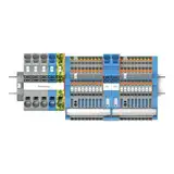 WAGO TOPJOB®S-Hauptverteiler-Set FI; mit Betätigungsöffnung und Drücker; 16-stellig; Dreiphasig; Kunststoff; 821-108