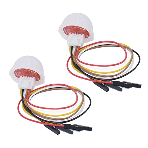 Hailege 2pcs BH1750 BH1750FVI Digital Light Intensity Sensor Module Light Illumination Sensor Light Intensity Ball for Arduino DC 5V