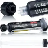 Rosfix Soldermaske Schwarz 10ml – UV-härtend | Schutz und Isolation für PCB | Schnelltrocknend, Nicht-leitend | PCB-Reparatur-Zubehör