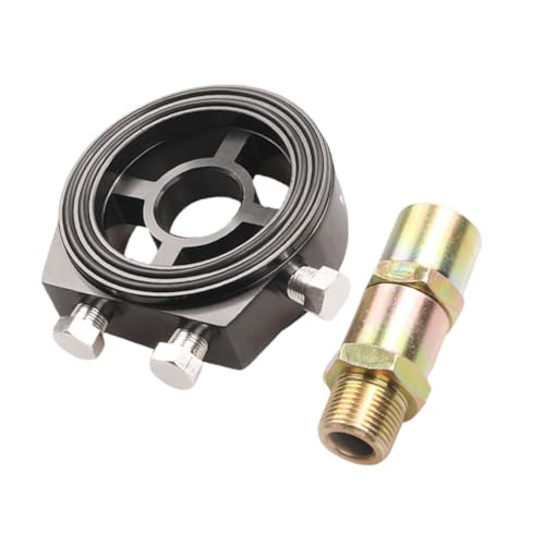 Supvox 2st Auto Zubehör Universelles Autozubehör Adapter Für Öldruckmesser Auto Öltemperaturanzeige Adapter Auto-ölkühler-kit Zwischenplattenadapter Für Kühlfilter Universal-