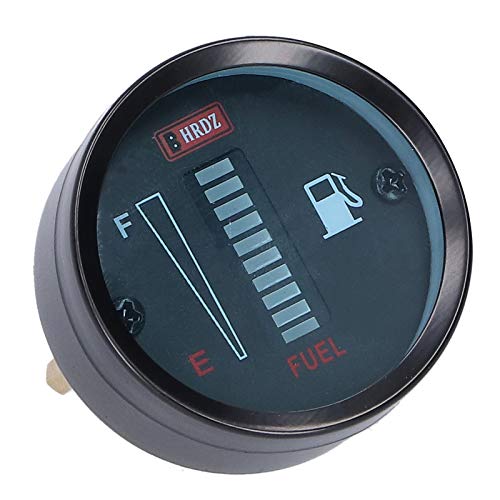 2-Zoll-Kraftstoffanzeige, Kraftstoffanzeige, Kraftstoffanzeige, LED-Kraftstoffanzeige, 52 Mm Durchmesser, 12 V, Einstellbarer Widerstand für Auto-Motorrad