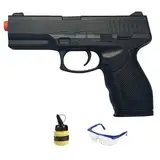 Pistole Vigor V310 Feder (6 mm) + Flasche 0,12 g + Brille | Airsoft-Waffe mit Druckluft-Starterpistole