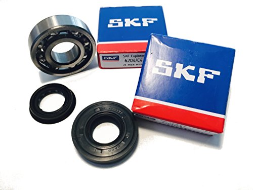 Kurbelwellenlager Set mit SKF C4 Kugellagern und Simmerringen Hi-Quality Metallkäfig Yamaha Aerox