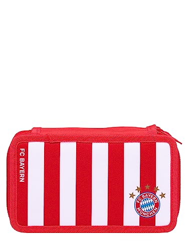 FC Bayern München Federmäppchen | Schulmäppchen | groß | Kinder | Rot-Weiß