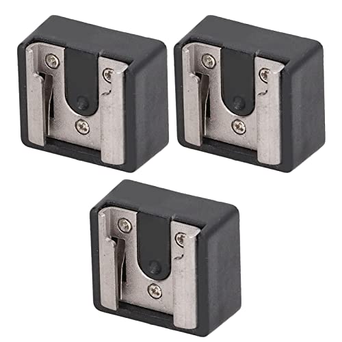 Schuhhalteradapter, Heißschuhhalterung 3pcs Blitzschuhhalteradapter mit 1/4 -Zoll