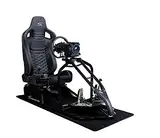 SPEEDMASTER ® Pro Schwarz - Carbonfaser Optik Schwarz - Gaming Rennsitz PS4 PS5 XBOX - Simracing Simulator RIG