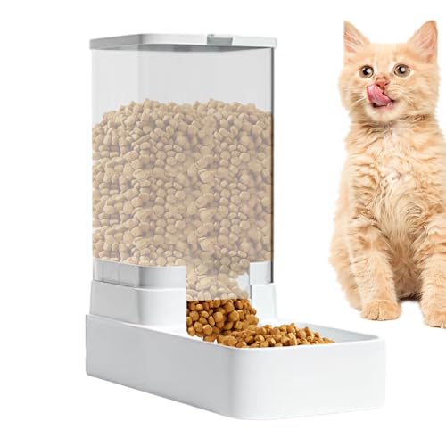 Schwerkraft Futterspender, Katzenfutterspender, Automatisches Futter Und Tränkeset Für Haustiere, 2 In 1 Wasserspender Für Katzenfutter, Wasserspender Für Hunde Und Katzen