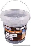 Connex Drahtstifte 3,1 x 80 mm - 1500 g - Senkkopf - Verzinkt - Aufbewahrung in praktischem Eimer - Für den universellen Einsatz / Stahlnägel / Drahtnägel / Nagel-Sortiment / Großpack / B30052