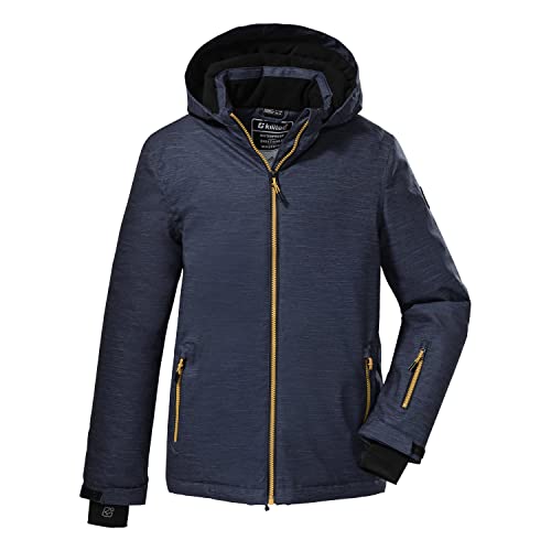 Killtec Jungen Ksw 179 Bys Jckt Skijacke Funktionsjacke mit Kapuze und Schneefang, dunkelnavy, 152 EU