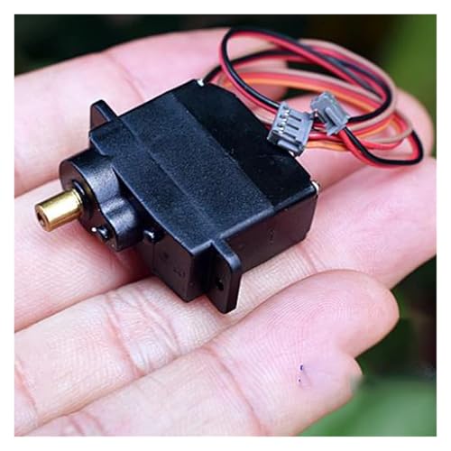 JMVLVLOA 2pcs DC 3V-6V 12g Metal Gear 360 Degree Steering Gear M10 Electronic Starter