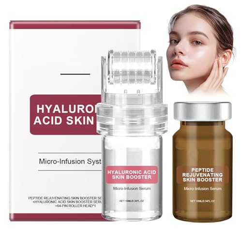 Micro Infusion System Micro Needling Serum Qure Micro Infusion Anti-Aging-Serum Verbessern Sie Linien und Fältchen Im Gesicht Microneedling-Hautpflegeset Für Alle Hauttypen Geeignet