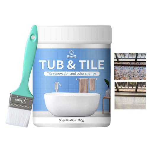 Fliesenfarbe – Duschfarbe | Epoxid-Fliesenbeschichtung | wasserfeste Farbe | Badrenovierung | Formel | hohe Haltbarkeit | einfache Anwendung | schnelltrocknendes Finish