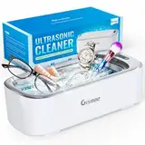 Gisaae Ultraschallreinigungsgerät 46000Hz Brillenreinigungsgerät 550ml Ultraschallreiniger Mit 2 Modi Ultraschallgerät für Zahnersatz Münzen Schmuckreiniger Ultraschall Ultrasonic Cleaner