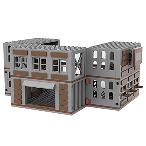 WWEI Military Series Bricks Modell Set, 682 Teile Waffenlager Hausbausteine Simulation Militärische Spielszene für SWAT Soldaten