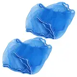 2 Stück Vogelkäfig-Abdeckung, Samenfänger, Vogelkäfig, Leicht, Weich, Luftig, Polyester-Netz-Abdeckung, Rockschutz, Universelles Papageienkäfig-Zubehör, 66,0–132,0 X 17 cm (S)