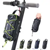 CHICLEW E Scooter Tasche für Elektroroller, Brandneue wasserdichte Roller Tasche Front Tube Bag mit Multicolor Drawstrings, Große Lenkertasche Roller für Xiaomi Mijia Sedway Ninebot