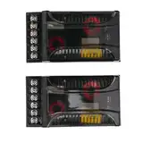 KIMISS Car Audio Passive Frequenzweiche, 2 Stück 2-Wege Car Audio Crossover Überstromschutz Universal Wärmeableitung Lautsprecher Frequenzteiler