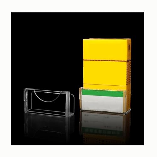 TAYGUM Zigarettenständer aus Acryl, Zigarettenständer für Einzelhandel, ein Muss für Zigarettenläden, Preisanzeige, transparent (Farbe: transparent, Größe: 5,8 x 3,05 x 2,9 cm)