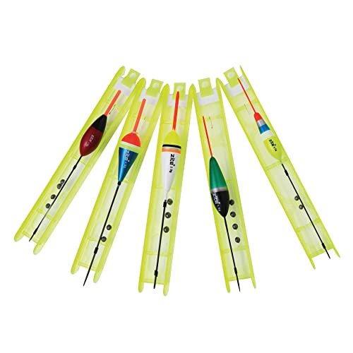 Zite Fishing Fertigangel Set - Fertigmontage Friedfisch Angeln - Angelposen Vorgebleit - 5 Stück Schwimmer Set 0,5-2g