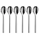 WMF Nuova Tee-/ Kaffeelöffel Set 6-teilig, 13,5 cm, Cromargan Edelstahl poliert, glänzend, spülmaschinengeeignet