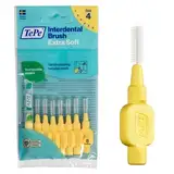 TePe Interdentalbürsten Extra Soft Gelb (ISO Größe 4: 0,7 mm) / Für eine besonders sanfte & effiziente Reinigung der Zahnzwischenräume / 1 x 8 Interdentalbürsten