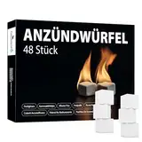 Samore 1152 x Anzündwürfel (= 24 Packungen x48 Stück) Kaminanzünder Kohleanzünder Anzünder Würfel Grillanzünder Ofenanzünder für Kamin, Ofen Kohlenanzünder Anzündwolle Anmachwürfel